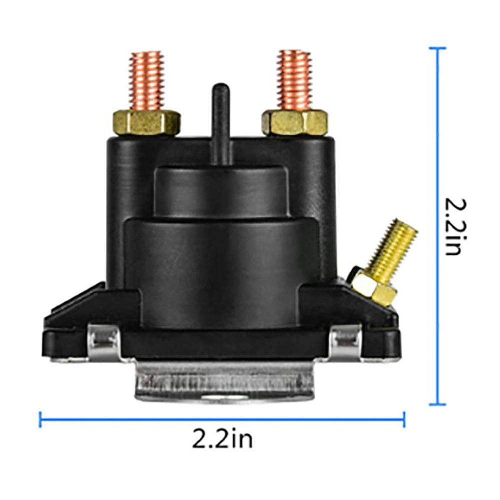 Boating Replacement Part Marine Starter Solenoid Marine Starter System Upgrade 12V Power Supply Marine Environment Resistance