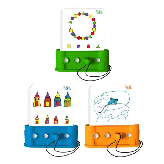 1/2/3 Sets Logic Castle Educational Cards Logical Thinking Training Fine Motor Skills Problem Solving Flashcards Brain Teaser Toy for Kids Ages 3-6