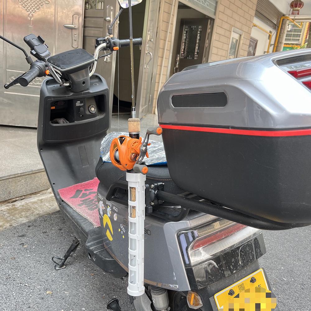 Tragbarer Auto- & Motorrad-Angelrutenhalter-Ständer