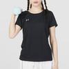 Under Armour Solid Color Sports Fitness Pullover T-Shirt Women Tops Black 23500508-001