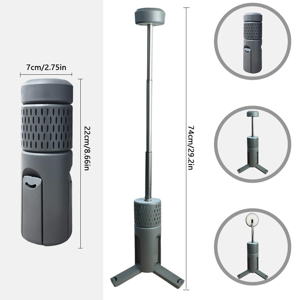 Upgraded Camping LED Telescopic Flashlight with Tripod Rechargeable Emergency Lamp Outdoor Portable orch Light Table Lamp Tent