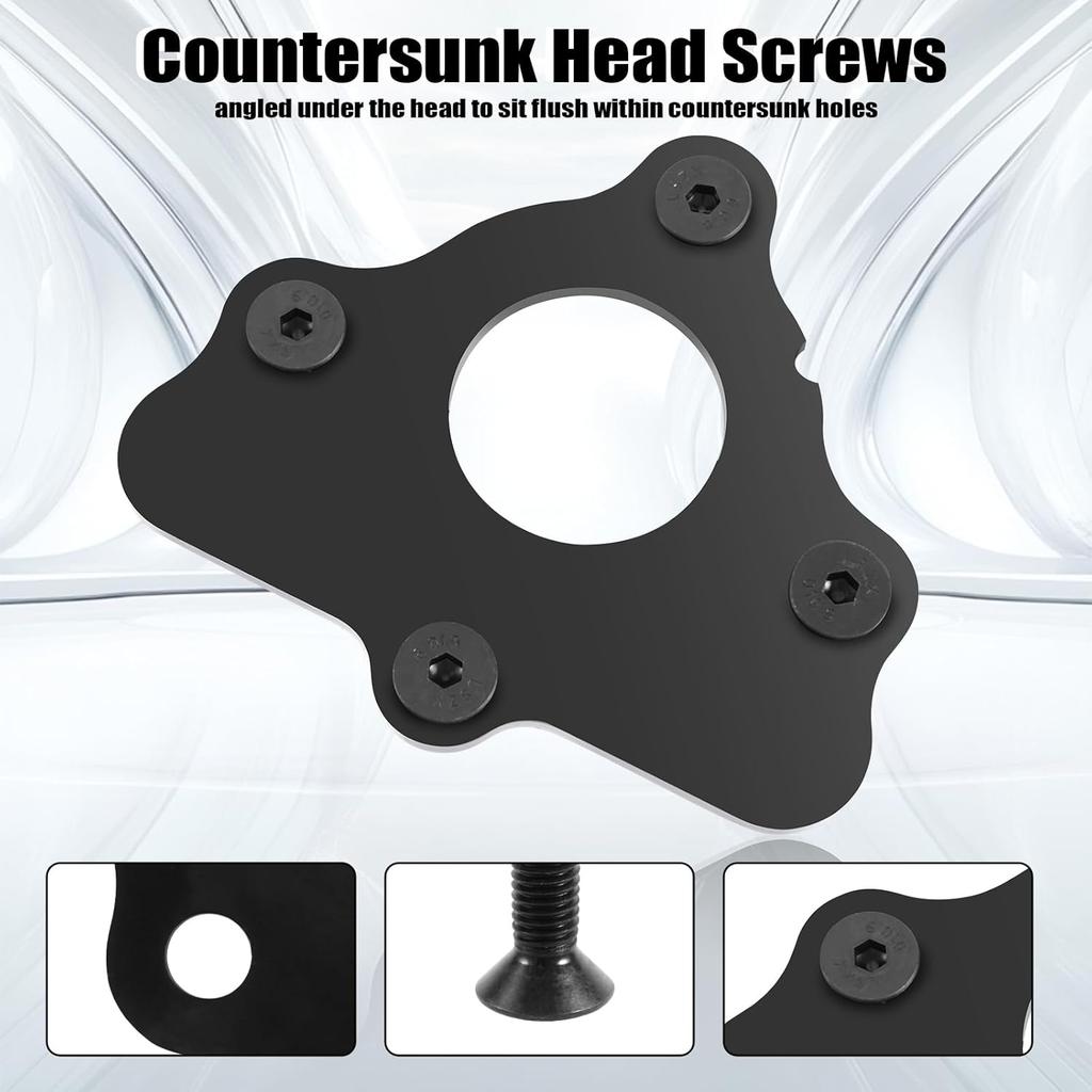 LS Camshaft Retainer Plate Gasket Bolt Kit - Compatible With Gen III IV V GM LS/LT Engines (LS1/LS2/LS3/LT1/LT4) 4.8L 5.3L 6.0L 6.2L Vortec