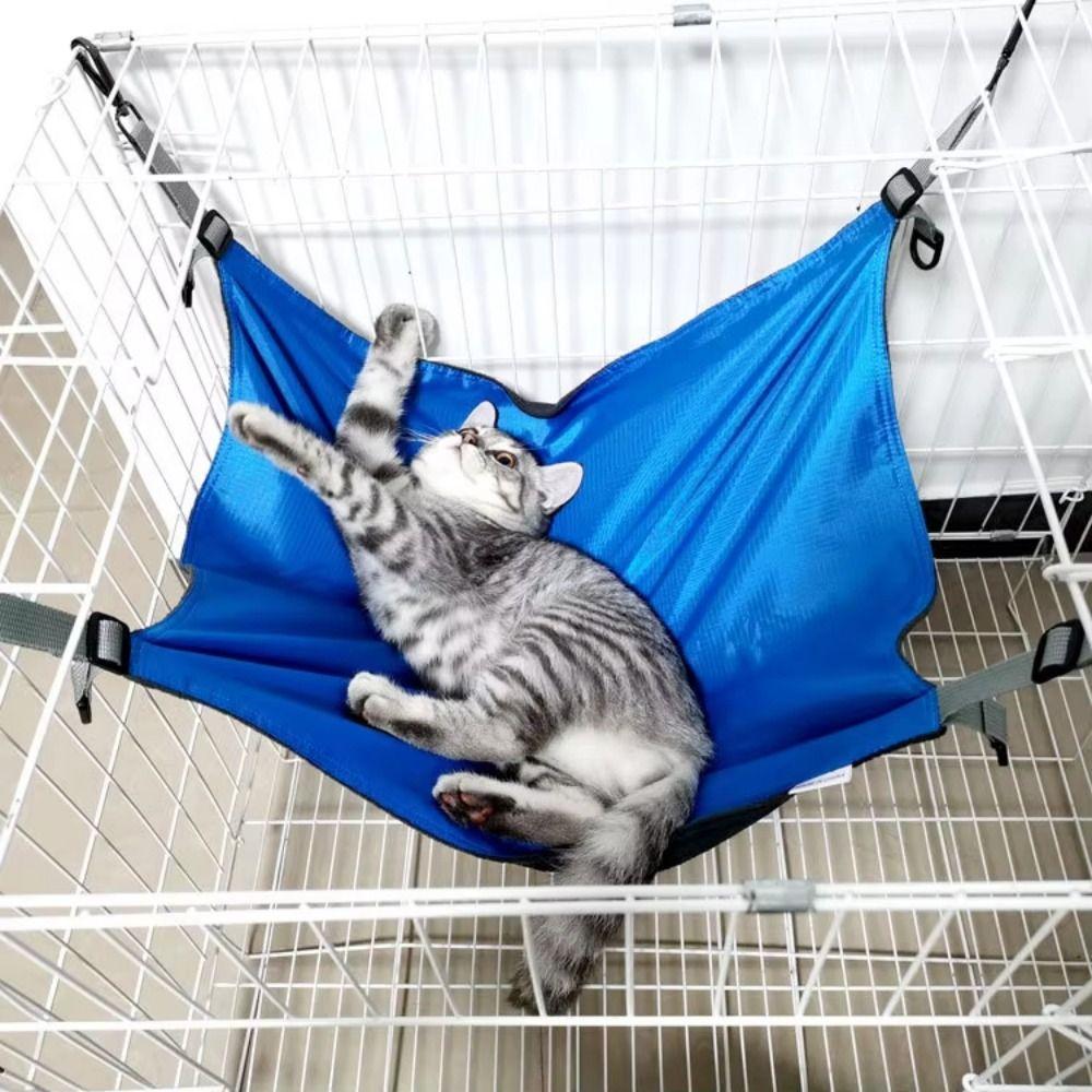Breathable Cat Hanging Hammock Soft Cats Hanging Sleeping Bed Pet Cage Hammock For Four Seasons