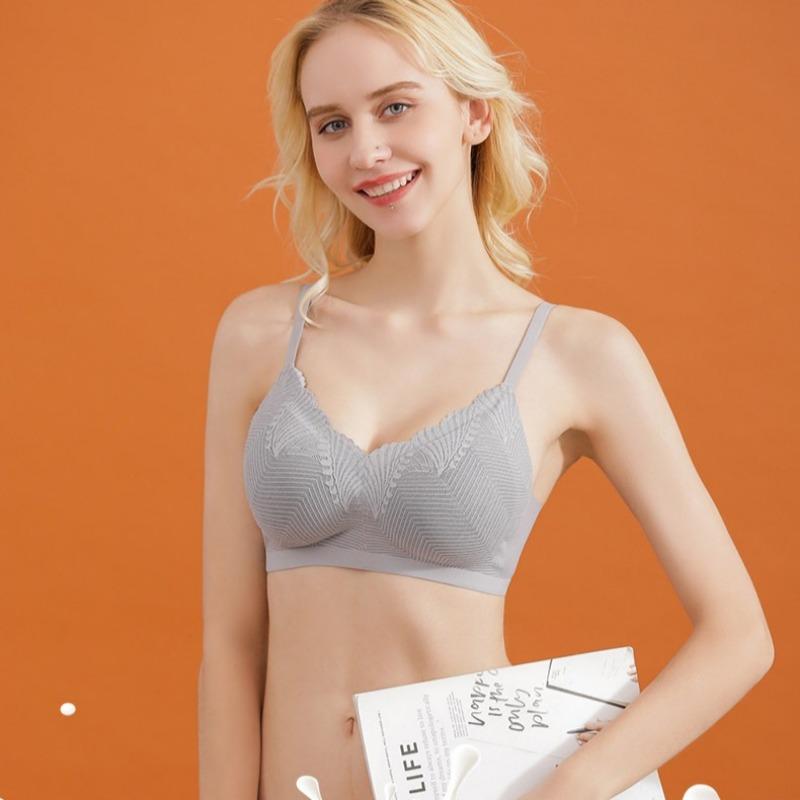Seamless Bra for Women Wire-free Push-up Supports Small Breasts Prevents Sagging Sexy Lifting Thin Style