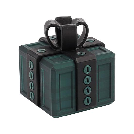 3D Printed Annoying Gift Box with Screws Christmas Puzzle Present Box Prank Case Home Office Desktop Decoration Ornament Joke Gag Gift