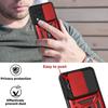 Coque et Verres de Protection - Samsung - A22 4G - Rouge - Antichoc - Cache Caméra Anti-Rayure