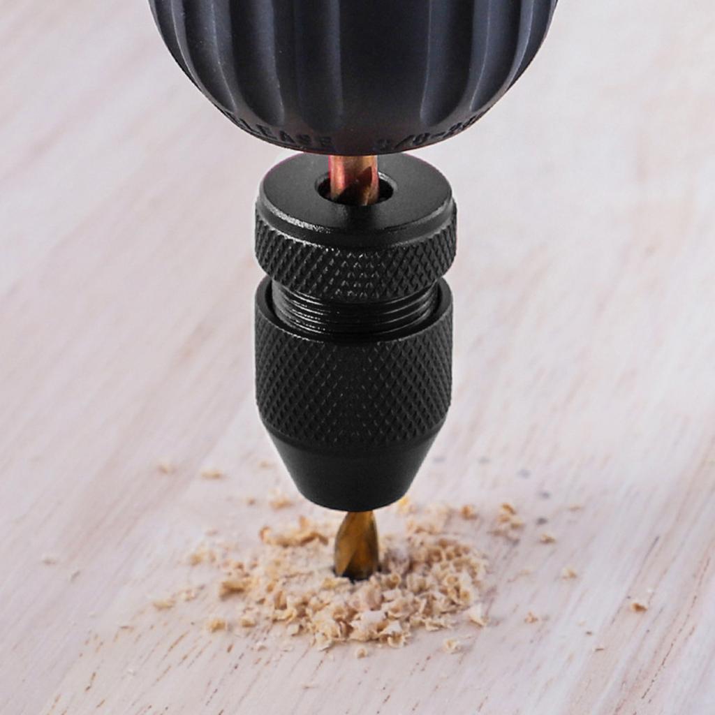 Aluminum Drill Depth Stop for Drill Bit Adjustable Drill Collar Applicable Drill Size Range 5/64"-3/16" 15/64"-7/16