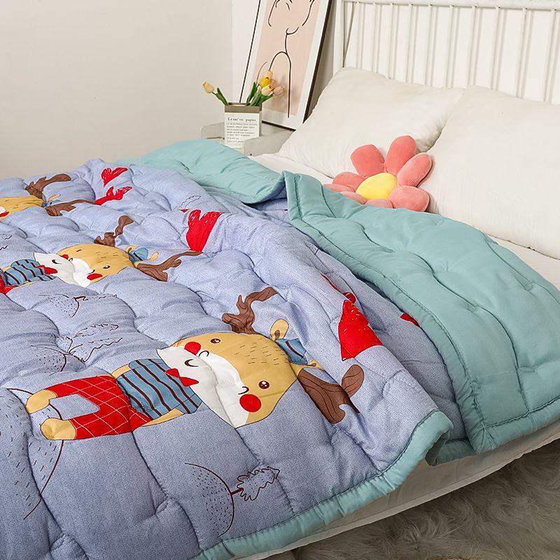 Cuvertură subțire de vară Cuvertură moale Aer condiționat Cuvertură/Plupușă/Pătură în patru anotimpuri Pilome de pat 150 de pat de o persoană