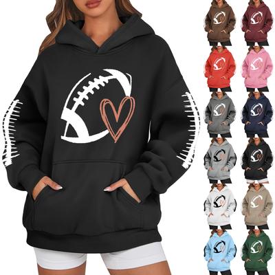 Womens Hoodies Oversized Sweatshirts Long Sleeve Casual Pullover Hooded Sweatshirt Tops