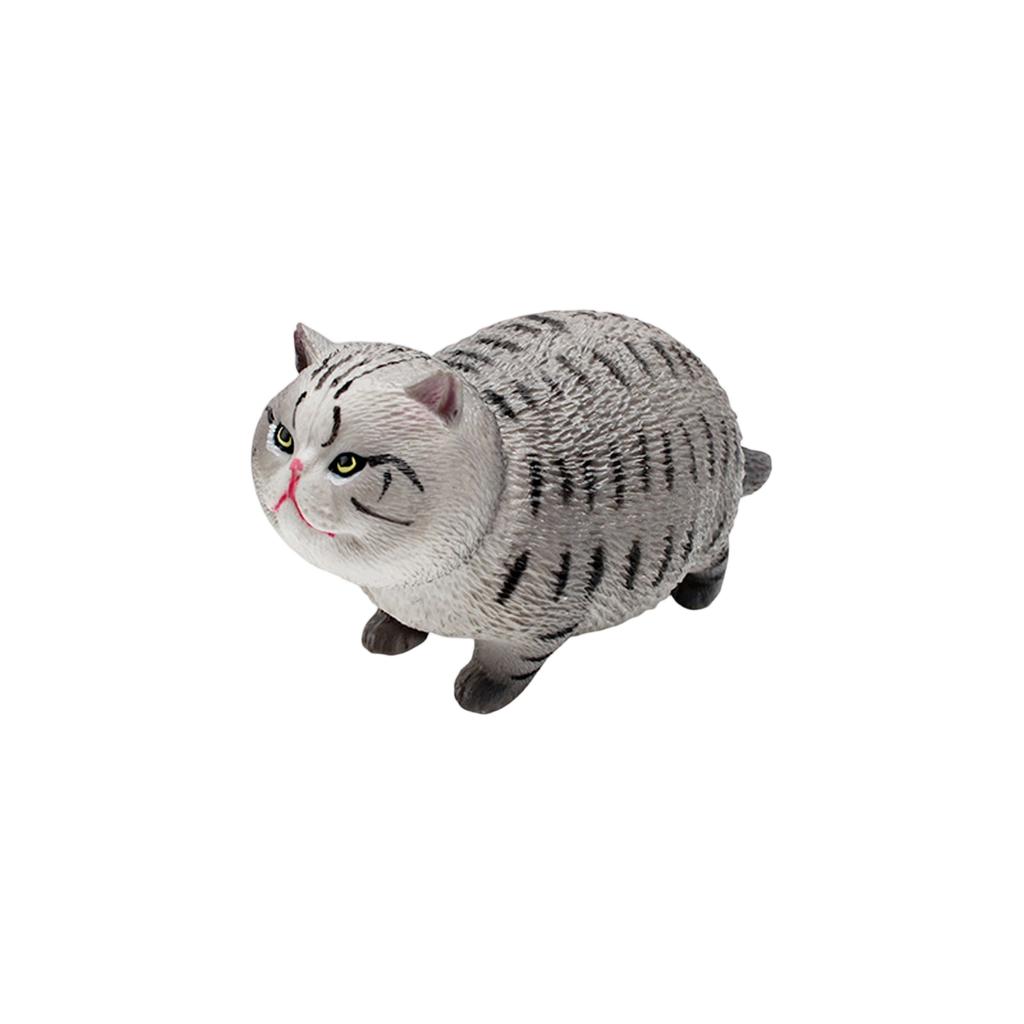 Simulated Pet Model, Children's Short,haired  Sleepy, Domestic Desktop Decoration.