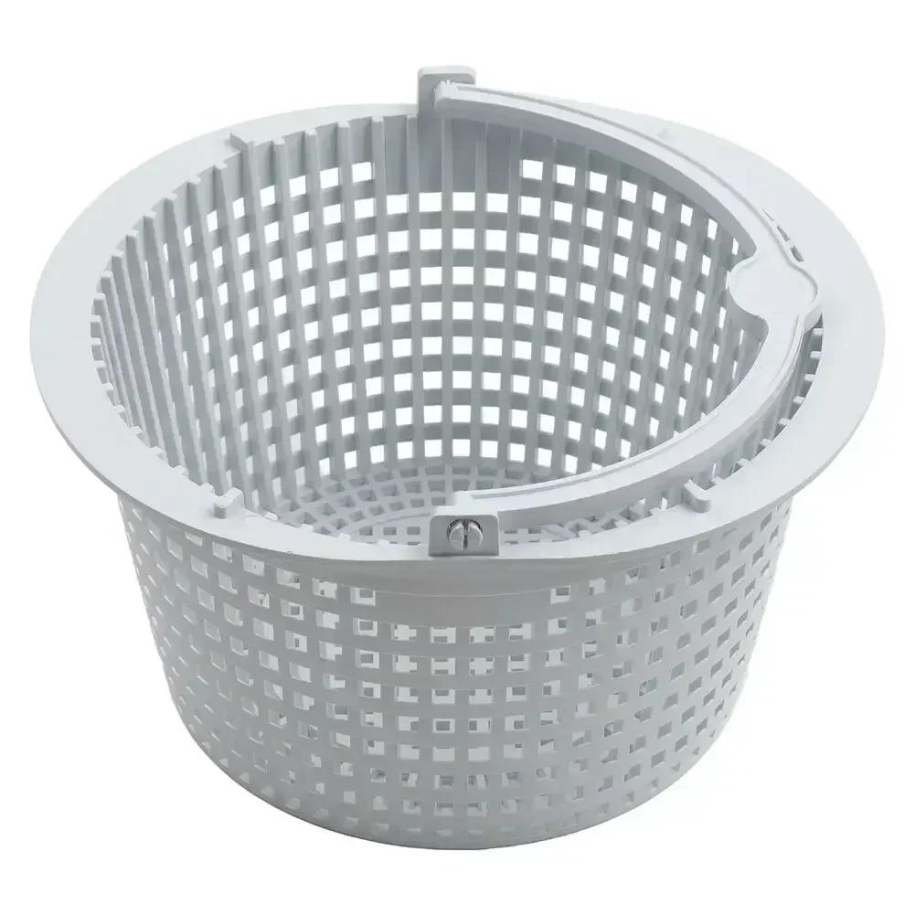 Pool Maintenance Skimmer Filter Basket Long-lasting Durability Robust Materials User-friendly Handle Accessory