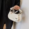Retro hard shell chain bag new 2025 contrasting color handbag trendy fashion women's shoulder messenger bag