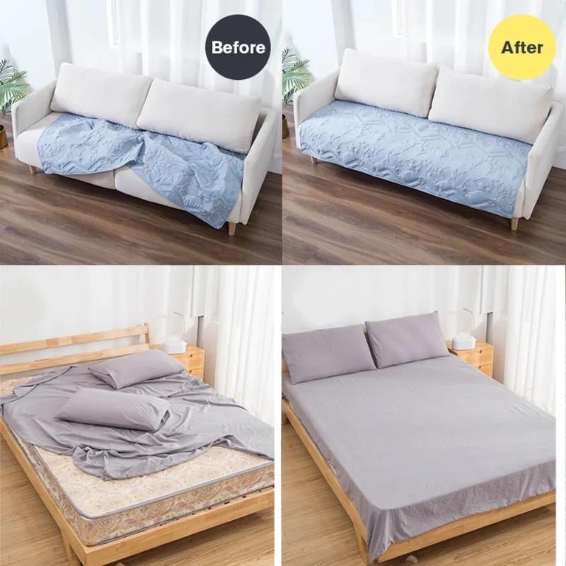 Bed Sheet Sofa Fixator Anti-Slip Tool Quilt Cover Clip Sticker Fastener for Bedding Sofa Cushion Non-Slip Holder Home Supply