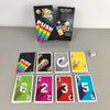 Push Card Adults Teens Strategy Board Game Family Party Playing