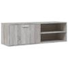 VidaXL TV Cabinet, Television Stand with Shelves and Door, TV Unit with Living Room Storage, Modern, Sonoma 833549