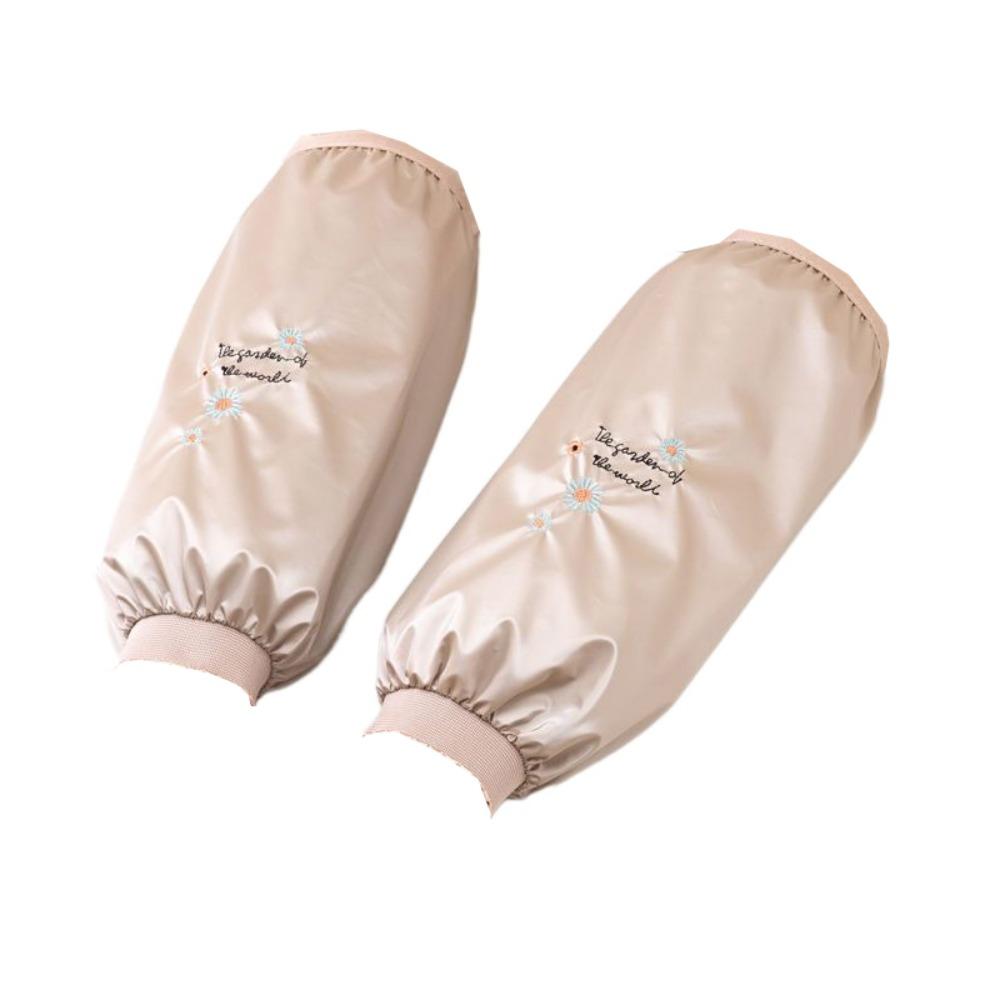 

31x18cm Daisy Waterproof Oversleeves Long Cleaning Oversleeves Oilproof Oversleeves Kitchen хаки