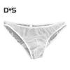 Men Briefs Mid-rise Transparent High Stretch Design Breathable Smooth Lines Boxer Panties See-through Underwear