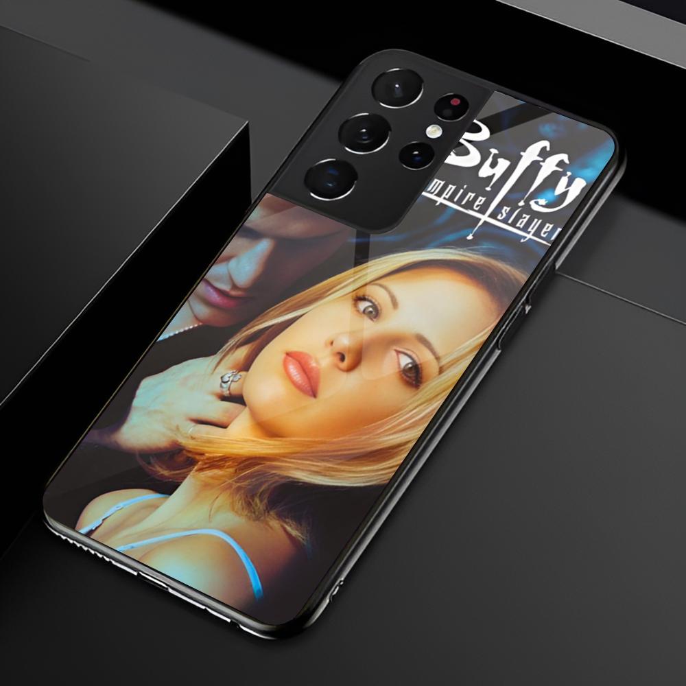 B-Buffy The V-Vampire Slayer Phone Case For Samsung S25 S24 Ultra 23 Fe 22 Plus Galaxy A54 A55 A16 A13 A24 A15 A25 Glass Cover