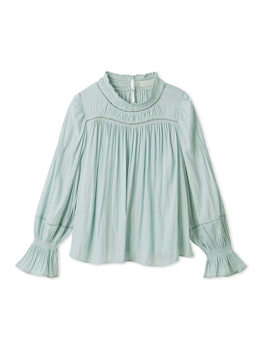 

Lace insert blouse CWFB251114 MNT [Selford] Women s