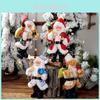 Adorable Resin Santa Claus Figurine For Festive Christmas Home Decoration