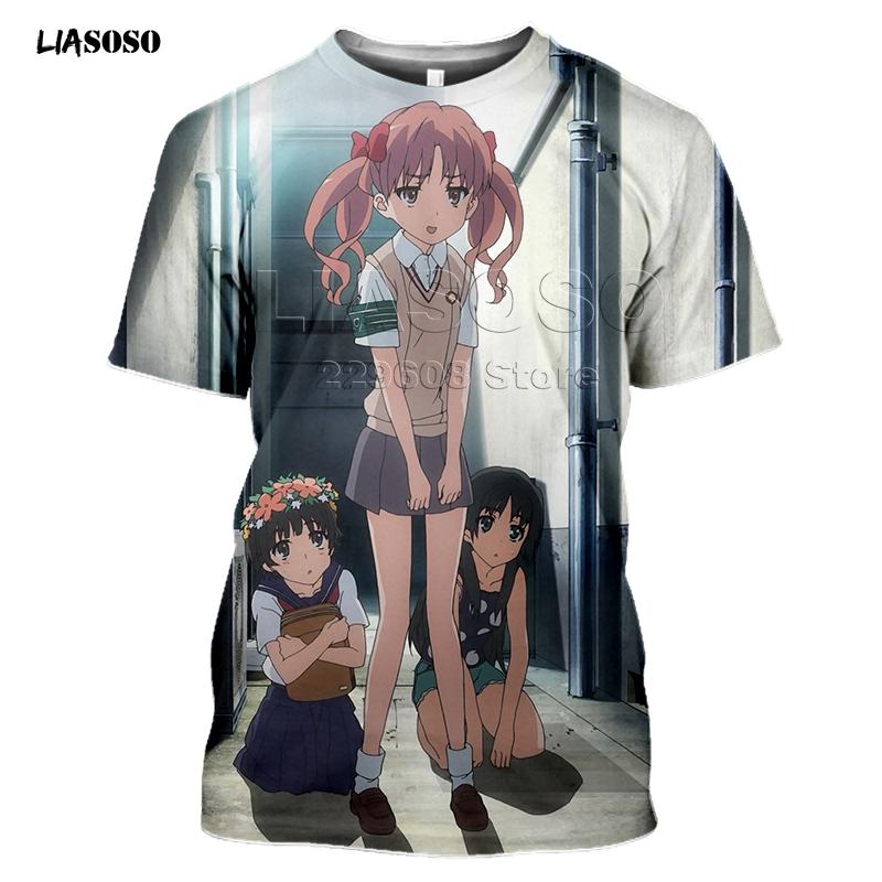 Summer Style T-Shirt Men Women T-shirt 3D Print Anime Game A Certain Scientific Railgun T Harajuku T Shirt Clothing