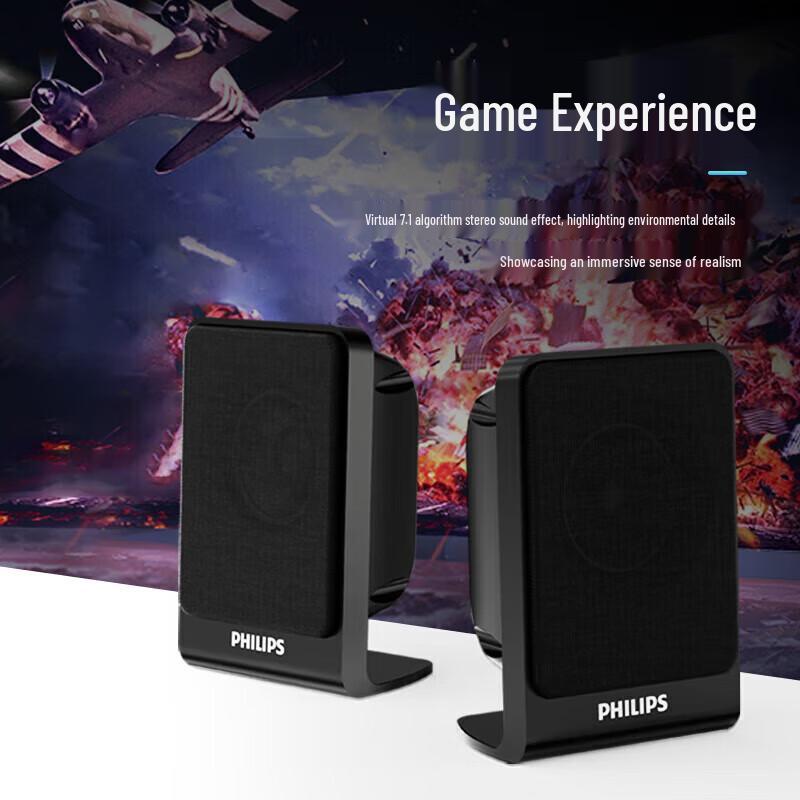 Philips SPA1301 2.1 Channel Wired Desktop Speaker