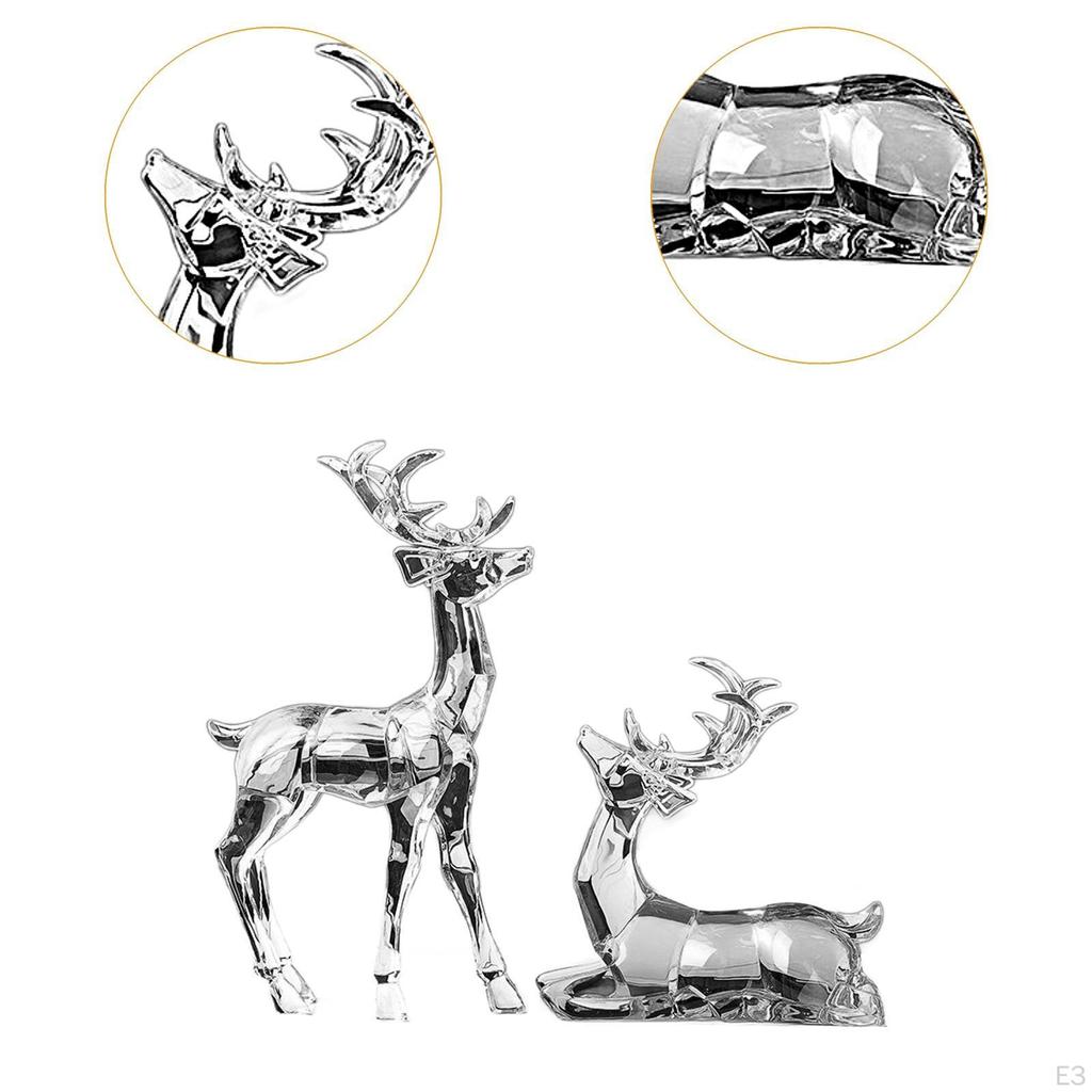 Acryl-Tierfigur Hirsch-Ornament für die Tischanzeige im Büro