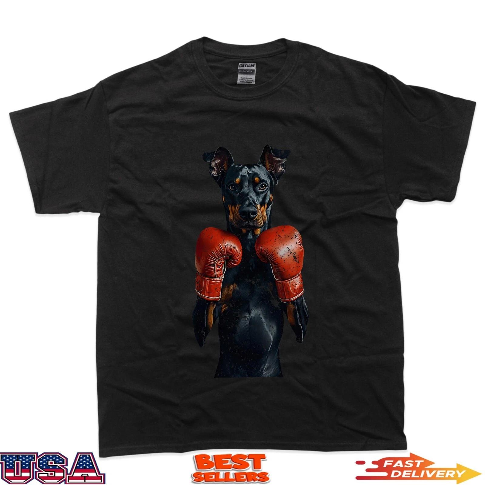 

Doberman Pinscher Boxing T-Shirt 4XL
