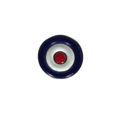 [NODO F] Insignia de Pin Mod Marca de Objetivo, 1,2 cm, Fiesta, Diversión, Fuerza Aérea, Real Fuerza Aérea Británica, The Who, Metal, Elegante, Único, Redondo, RAF, The Who,