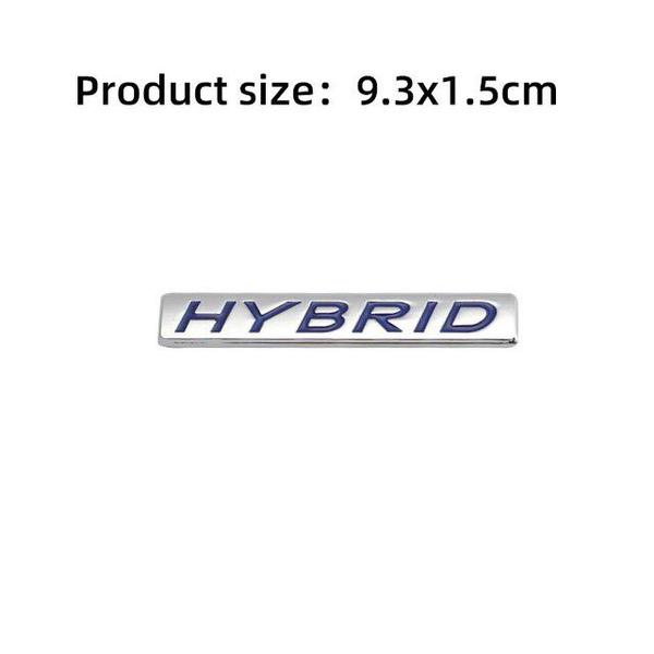 Car Sticker Emblem Auto Badge Decal for Hybrid Synergy Drive Letter Prius Camry Rav4 Crown Auris Honda Focus Toyota Styling