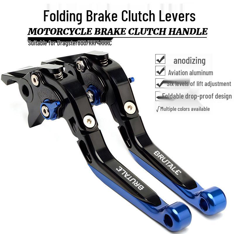 

Folding Brake Clutch Lever for Dragster 800/RR F4RR RC Blue-Black-Blue