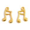Handmade Double-Sided Musical Note Alloy Pendant for DIY Jewelry