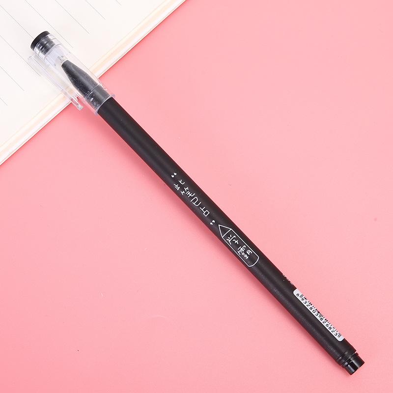 10 Pcs Text Neutral Pen Fluent Writing Suitable for Office Work, Brushing Questions, Signing Writing, Diaries, Notes, Student Classroom Prizes, Frie