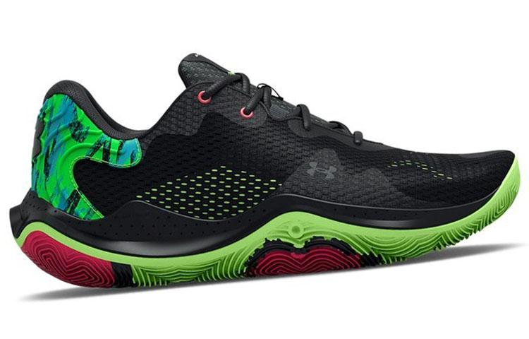 Under Armour Spawn 4 Printed 'Black Quirky Lime'