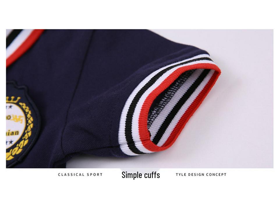 British Academy Style Summer Kindergarten Uniform: Pure Cotton Short-Sleeve Set with Shorts and Skirt