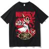 2026 Hazbin Hotel Herren 100% Baumwolle T-Shirt Y2k Niffty Design Grafik Rundhals Shirts Sommer Mode Streetwear Hochwertiges T-Shirt
