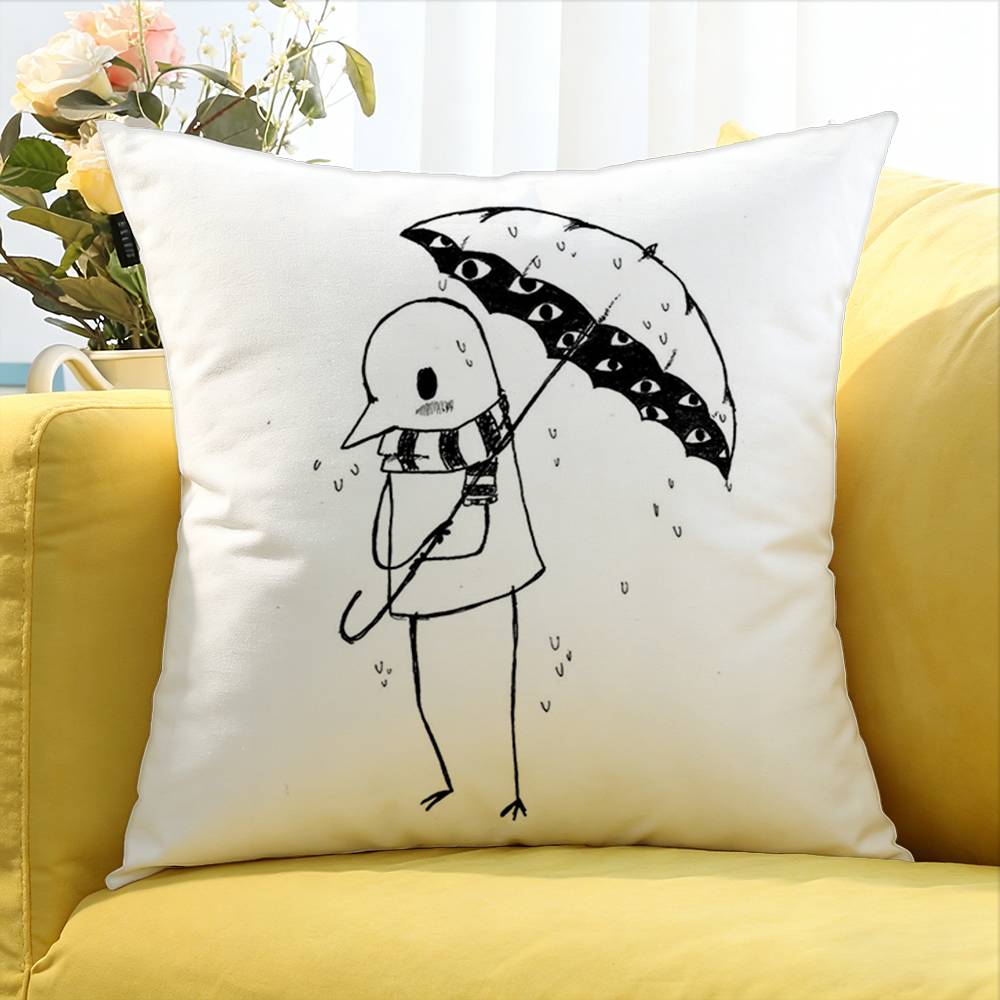 Cartoon G-Goodnight P-unpun World Various Sizes Square Pillow Case For Car Home Bedchamber Decor