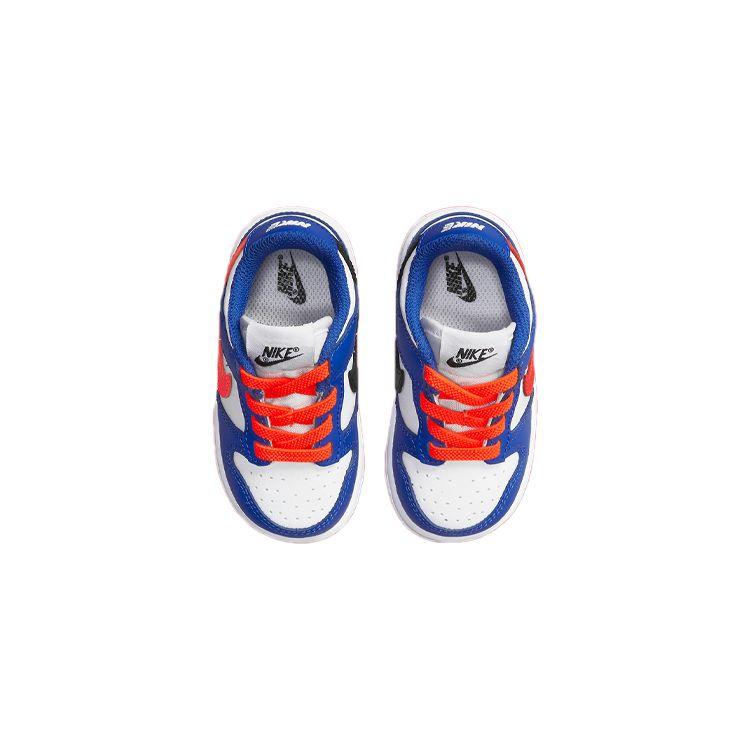 Nike Dunk Low TD Game Royal Crimson Baby Sneakers Blue White Black CW1589-104