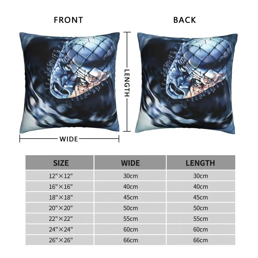 Pinhead Hellraiser Hellbound Pillowcase Printing Cushion Cover Decorative Halloween Horror Movie Throw Pillow Case Cover