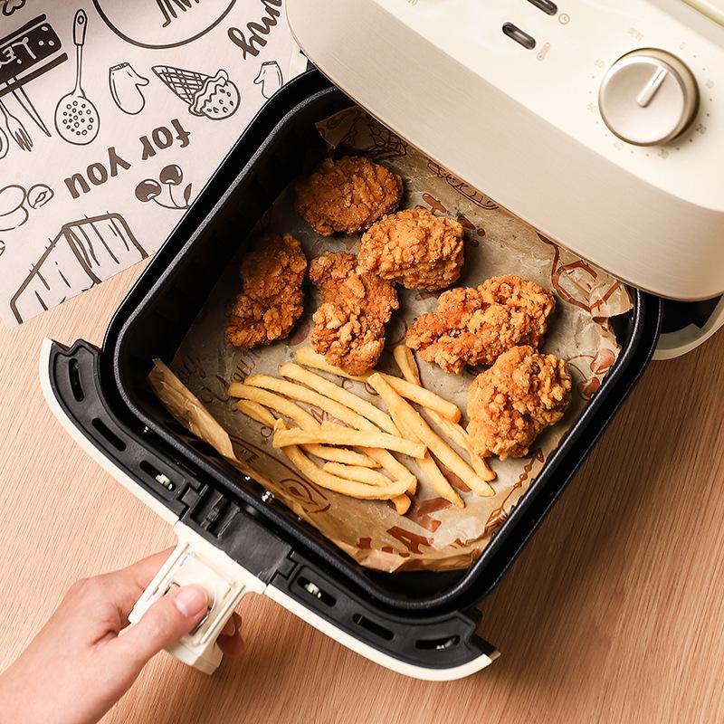 Silikonová podložka pohlcující olej do horkovzdušné fritézy a trouby