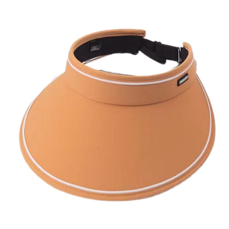 Outdoor Sun Protective Hat for Women Breathable Hollow Top Design Wide Brims Hat for Various Activity Fishing Cycling