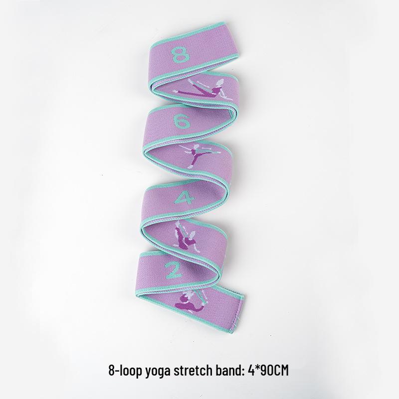 Yoga Resistance Band for Kids and Adults - Stretch, Dance, Fitness Trainer