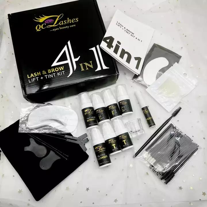 Luxury Organic Lash Lift Brow Lamination Kit Long Lasting Cream Lashlifting Tool with Logo Private Label Tint Set