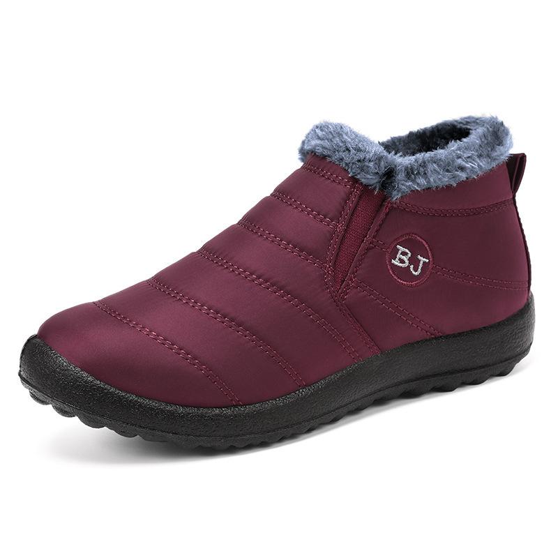Cotton shoes couple large size women's shoes cold-proof snow boots piled thickened short boots warm soft sole low-top cotton boots