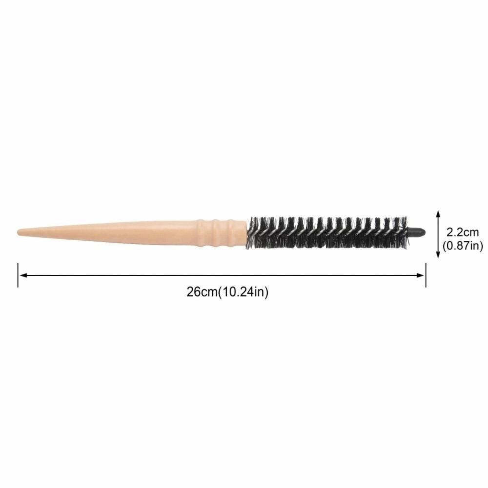 Compact Round Hair Brush Detangling Curling Roller Hairbrush Blow Drying Round Brush  Salon Use