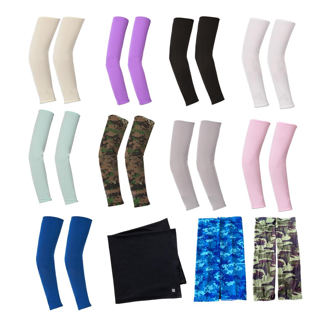 Sun Sleeves Gifts Sleeves Pair Breathable Cooling 1 Goods Good High-elastic Comfortable Sporting for Driving Cycling Hiking