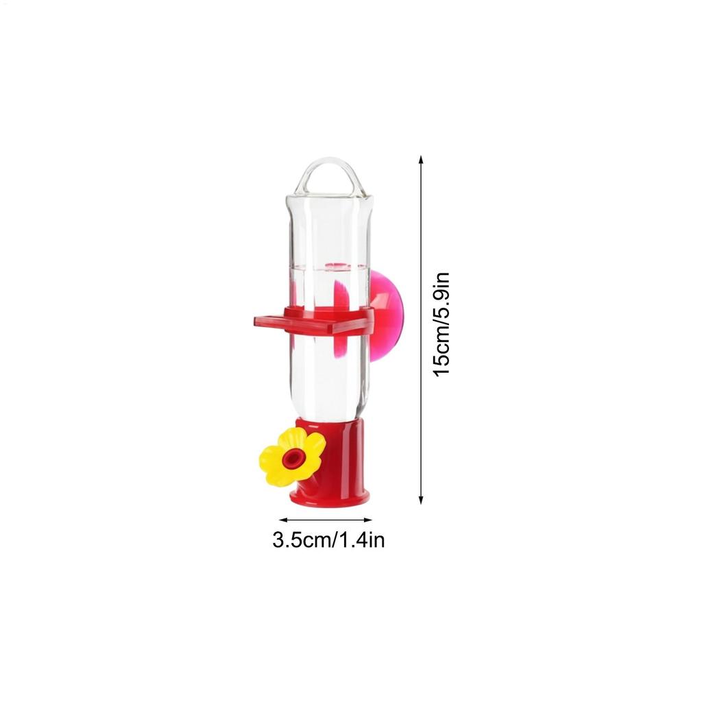 Hummingbird Feeders Portable Transparent Hanging Bird Feeders Removable Lightweight Water Bowl Garden