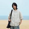 Letné oblečenie Pánske retro košeľa na voľný čas Študentský voľný dizajn Zábavný nový pánsky top na vonkajšie nosenie