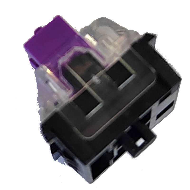 

Mechanical Axis Magnetic Drive Shaft for K980 Keyboards, Purple Core with Black Base.