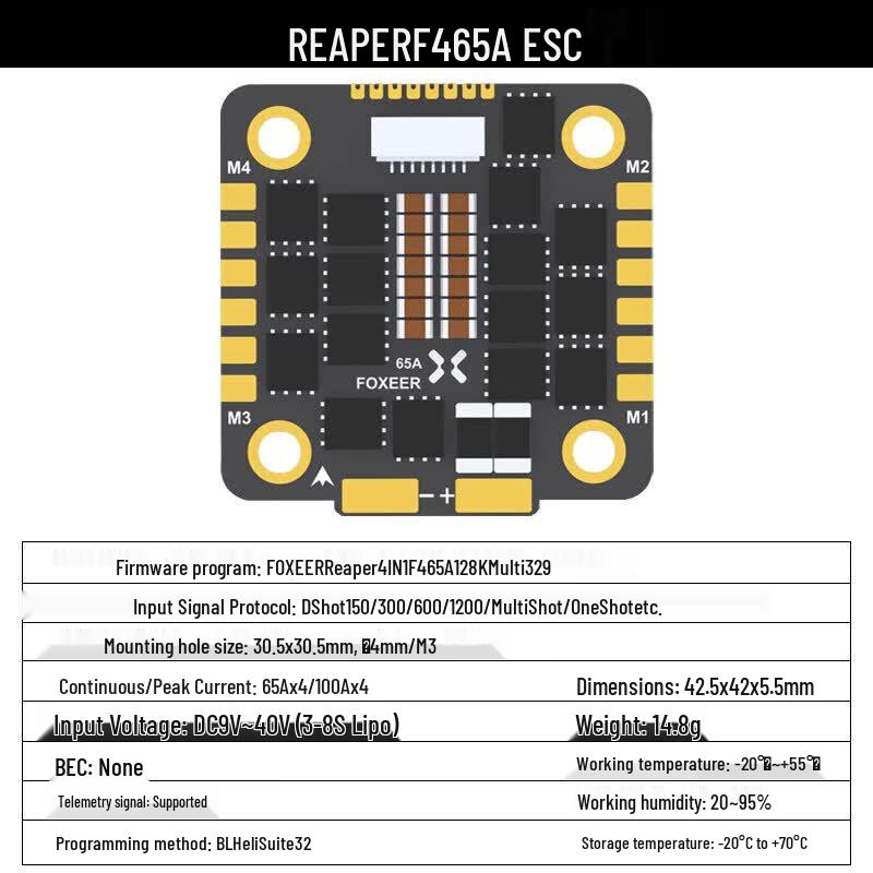 FOXEER FPV F722 V4 Series Flight Controllers and ESCs